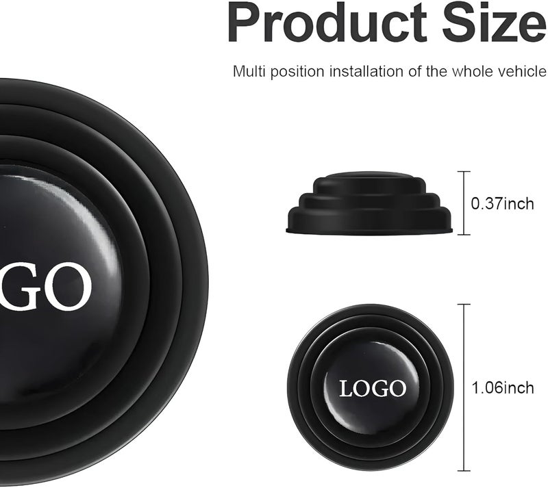 BRAINLE Rubber Shock Absorber for Car Door Protection Guard Accessories and Gadgets, Durable Pads and Protectors for Virtus, Taigun, Tiguan, ID.4, Polo, Vento, Ameo, Jetta - Image 2