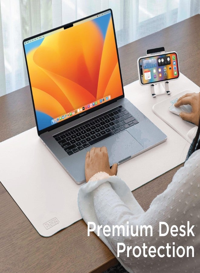 Black+Decker Faux Leather Desk Mat for Keyboard and Mouse - Protective Desk Decor for Men, Women, Teens - Gaming, Work from Home, Office Accessory - Image 4