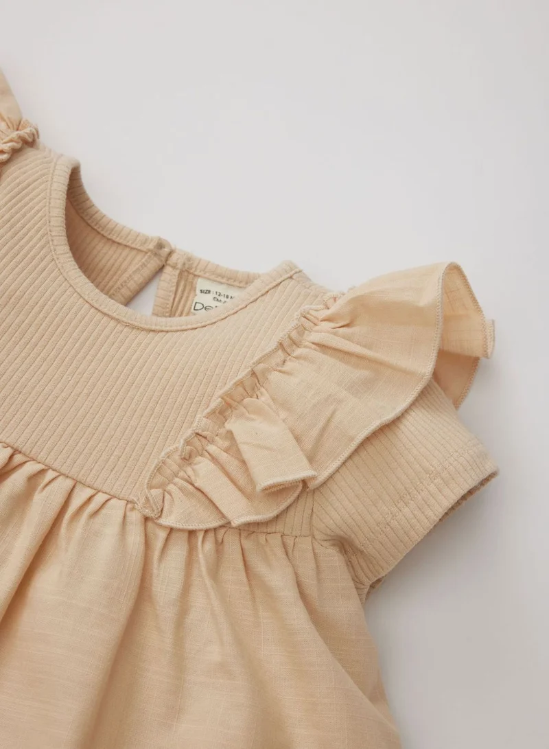 DeFacto Ruffled A-Line Dress