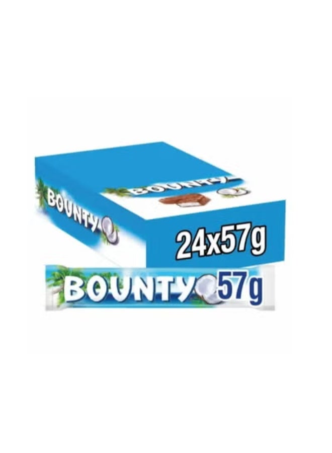 Bounty Coconut Milk Chocolate - (24x57g)