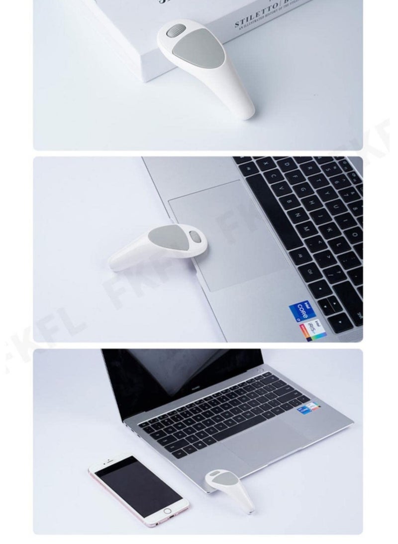 Barakah Mobile Thumb Mouse, CMS01 Mobile Phone Thumb Mouse Smart Bluetooth Tablet PC Palm Lazy Mobile Phone Convenient Mouse, Send Message, Watch The News, Brush Short Video - Image 5