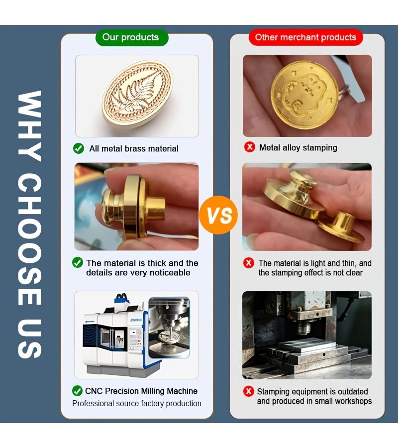 Christmas Series Sealing Wax Stamp Head Snow Viewing Period Brass Head For Invitation Envelope Crafts Replacement Copper Head Frosted Relief Style Wax Seals - Image 3