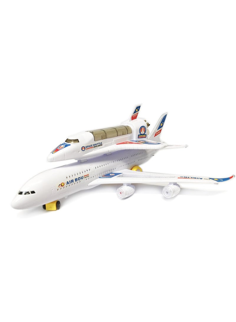 Space Shuttle and Airbus 2in1 toy vehicle with extendable wings - Image 2