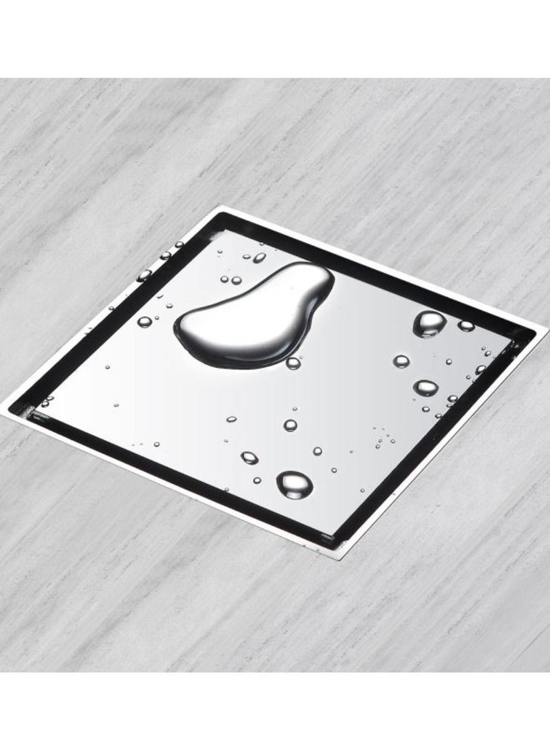 OR Shower Drain Square ZS3-200 -TH01  Stainless Steel 304 - size 20*20 cm - Image 1