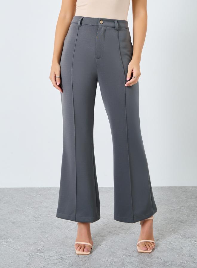 ستايلي بنطال بقصة أرجل واسعة - Image 2