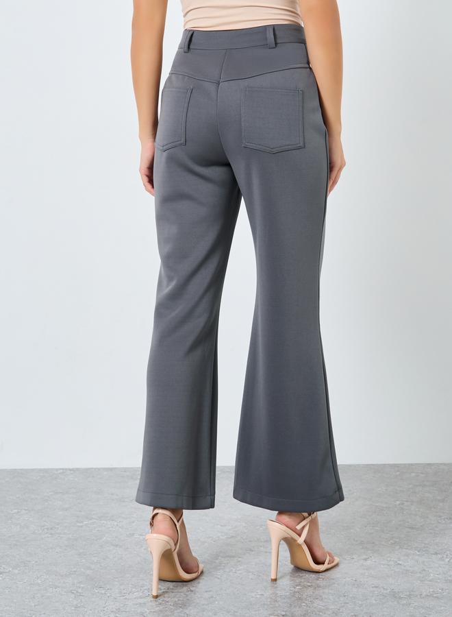 ستايلي بنطال بقصة أرجل واسعة - Image 4