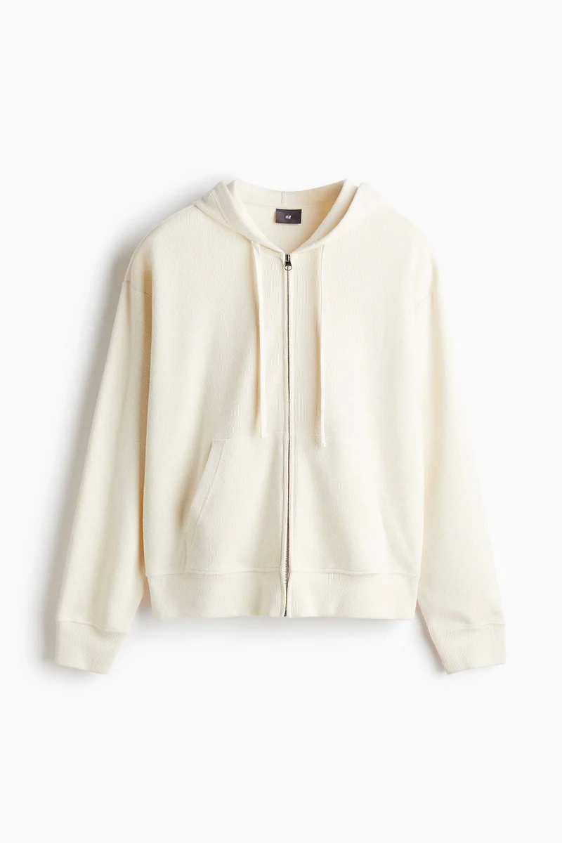 H&M Loose Fit Jersey zip-through hoodie
