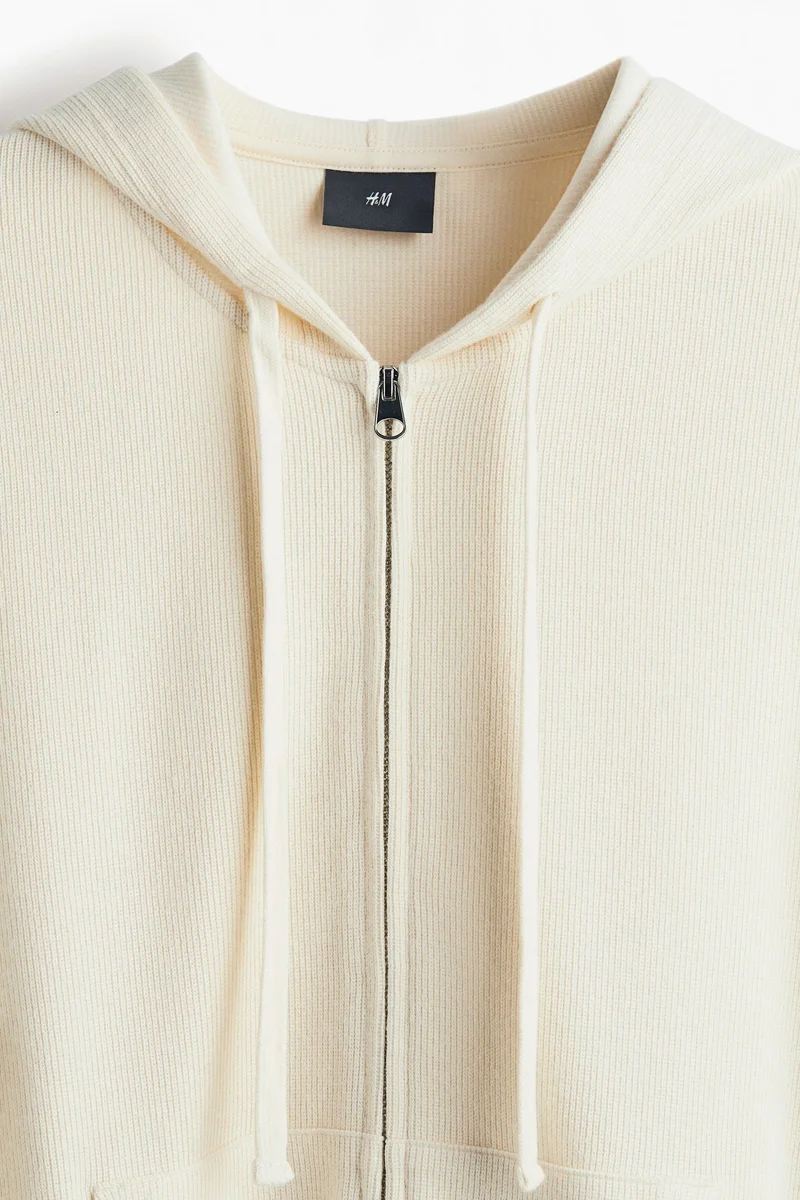 H&M Loose Fit Jersey zip-through hoodie