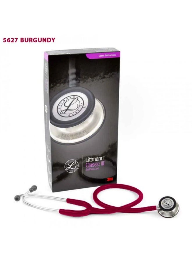 ليتمان سماعة طبية ليتمان كلاسيك 3 - 5627 - لون عنابى - Image 4