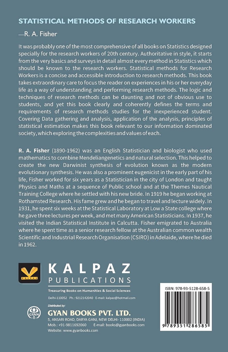 Statistical Methods For Research Workers - Image 2