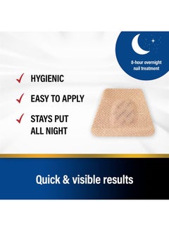 Kerasal Nighttime Renewal Fungal Nail Patches - 14 Patch - Overnight Nail Repair for Nail Fungus Damage, 8-Hour Nail Treatment Restores Healthy Appearance  - Image 4