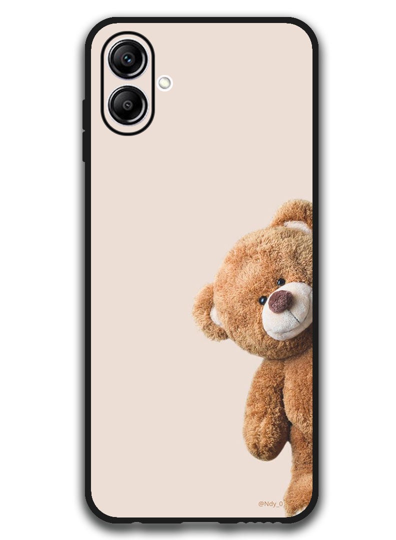 Theodor Protective Case Anti Scratch Shock Proof Bumper Cover For Samsung Galaxy A06 Teddy Peeping - Image 1