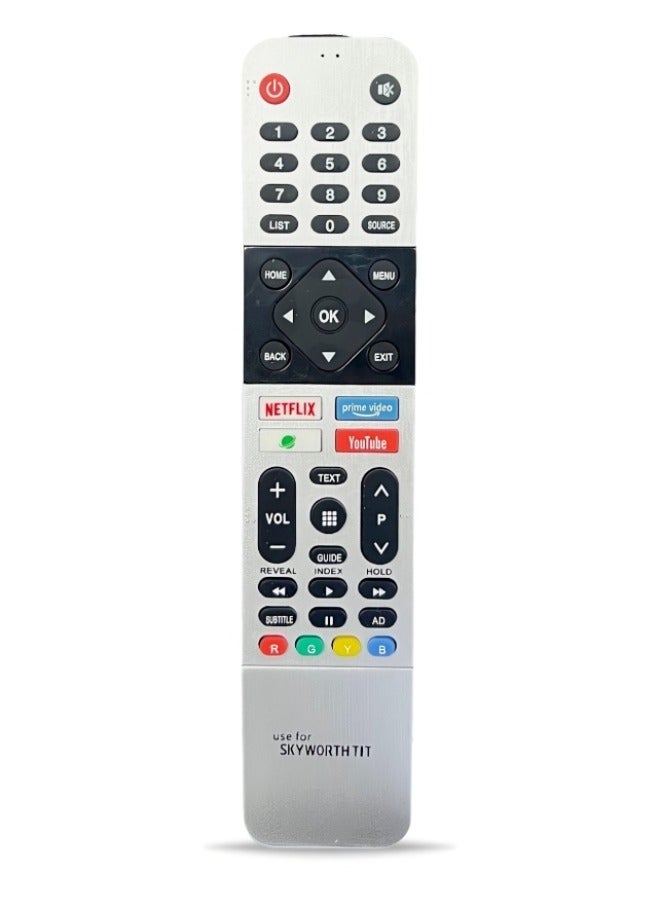 Skyworth Replacement remote control for Skyworth Smart TV, SKYWORTH Smart Tv LCD, LED, suitable for many models of Skyworth Smart TVs - Image 2