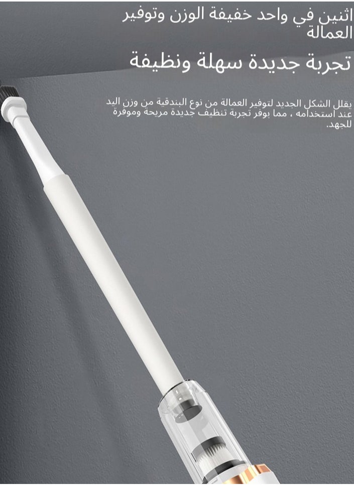 Generic 2 in 1 Wet and Dry Cord Cordless Vacuum Cleaner，Household Handheld Vacuum Cleaner,with Water Tank and Mop,500W Motor Power 8500PA,Cleaner for Hard Floor/Carpet/Pet Hair（with Wall bracket hook)  - Image 4
