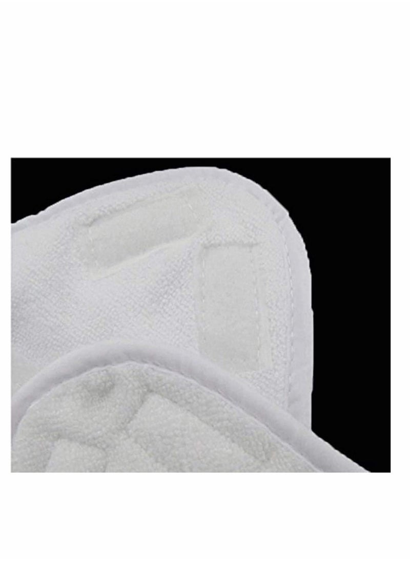 SYOSI - Microfibre Triangular Washable Steam Floor Mop Replacement Pads for H2O H20 X5 UK And Many Others - Set of 6 - Image 1