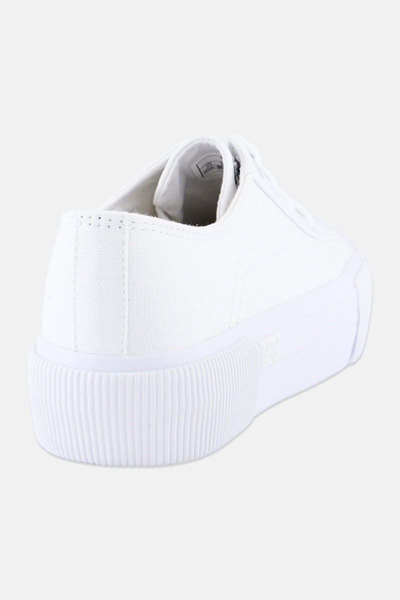 LEE Women Isla C Lace Up Casual Shoes, White - Image 3