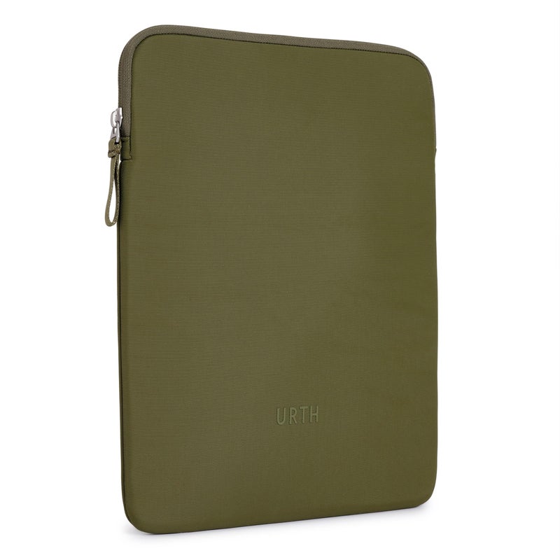 Urth Urth Naos Laptop Sleeve - 13-14 Inch Padded, Water Resistant, Recycled Laptop Case Compatible with MacBook Air/Pro in Green  - Image 2