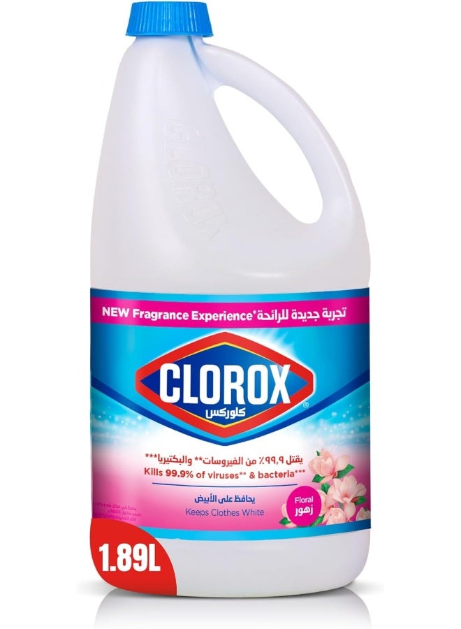 Clorox Liquid Bleach 1.89L, Floral Scent - Image 1