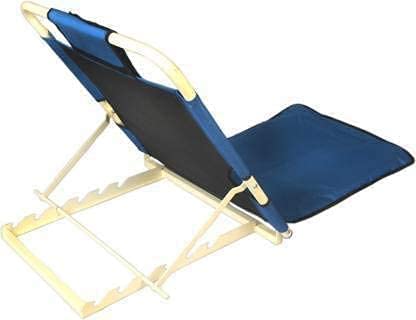 MUBBA Adjustable Back Support for use on Bed or Back Rest for Sitting - Universal Size Blue, Polyester & cloth - Image 1