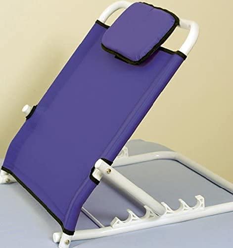MUBBA Adjustable Back Support for use on Bed or Back Rest for Sitting - Universal Size Blue, Polyester & cloth - Image 3