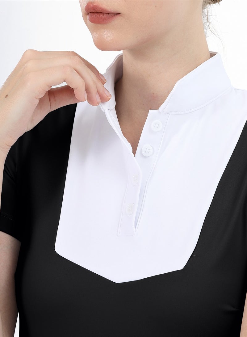 general Women Short Sleeve Equestrian T-shirts Summer Breathable Riding Horse Tops with M Pattern Equestrian Clothes - Image 2