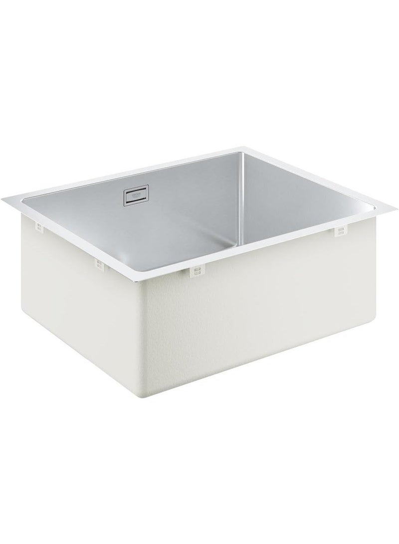 GROHE K700 Kitchen Sink 31574SD1 | Stainless Steel | 1 Bowl 55x45 cm | Undermount, Top or Flush Mount | Includes Waste Kit & Basket Strainer - Image 1