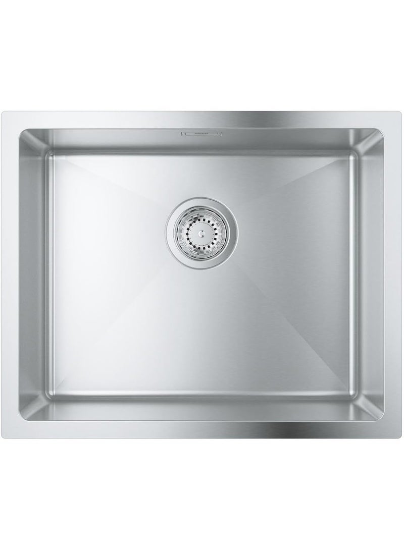 GROHE K700 Kitchen Sink 31574SD1 | Stainless Steel | 1 Bowl 55x45 cm | Undermount, Top or Flush Mount | Includes Waste Kit & Basket Strainer - Image 2