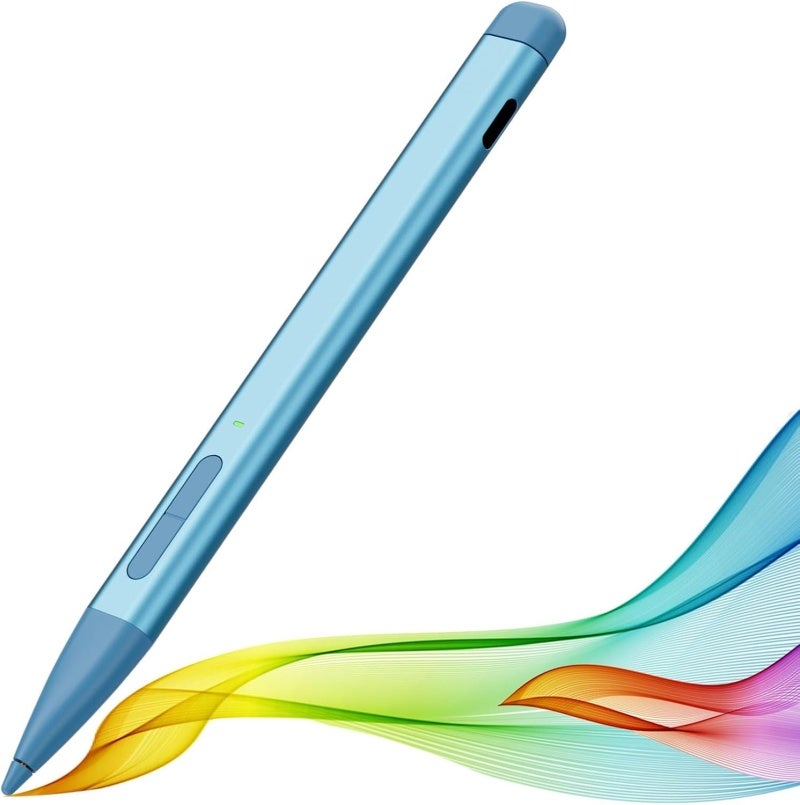 Surface Pen Stylus for Tablet Drawing Note Taking Graphic Design - High Precision Active Stylus Pen Capacitive Digital Pen for iPad - Image 1