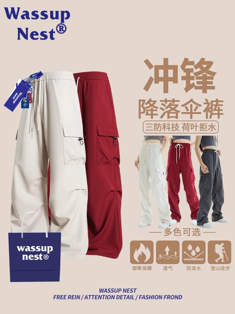 Wasuup Men'S And Women'S Soft Shell Charge Pants Early Season Fashion Men'S And Women'S Paratroopers Crock Pants - Image 2