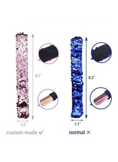Alissa 24pcs Slap Bracelet,Kids Squin Bracelet Mermaid Bracelet Flip Wristband Bracelet Kids Birthday Party Favors Supplies  - Image 2