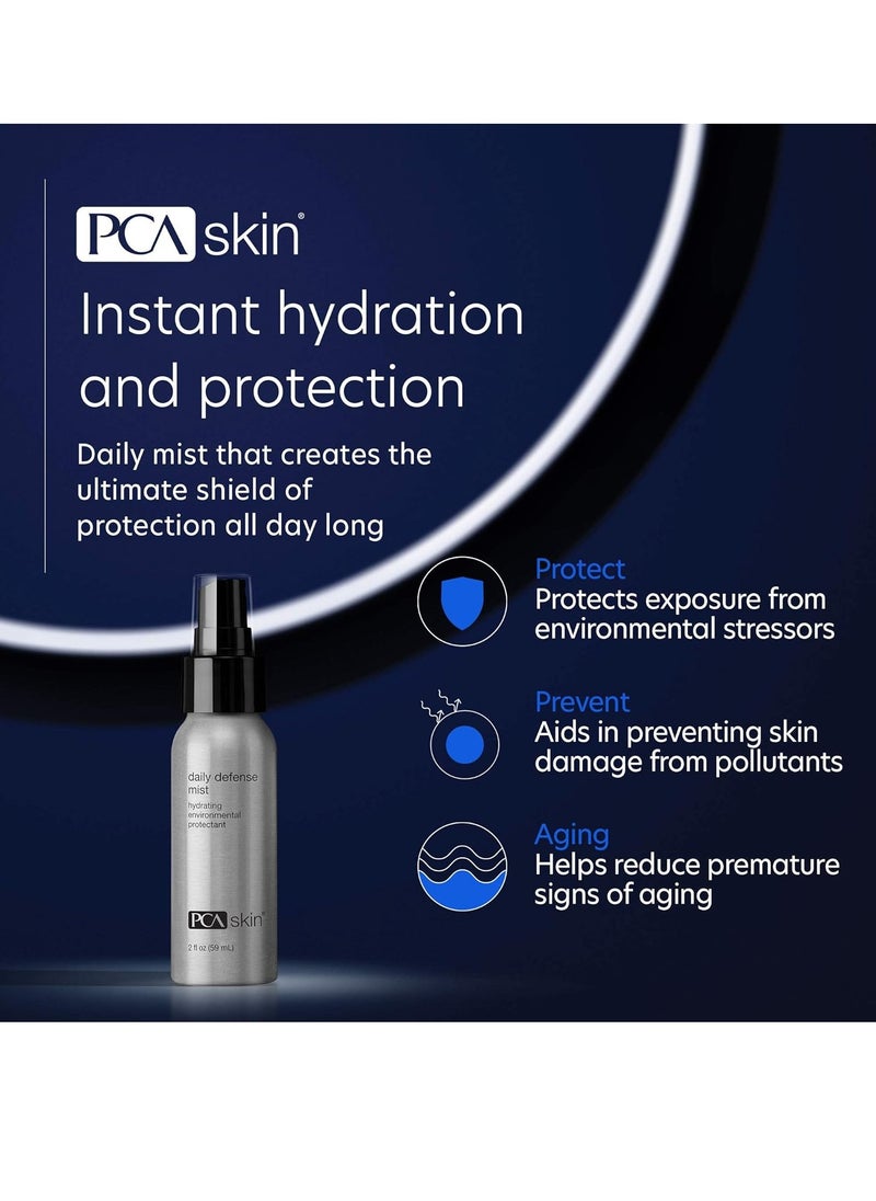 PCA SKIN PCA SKIN Daily Defense Face Mist - Hydrating Facial Spray with Anti-Aging Antioxidants & Aloe for All Skin Types (2 fl oz)  - Image 2