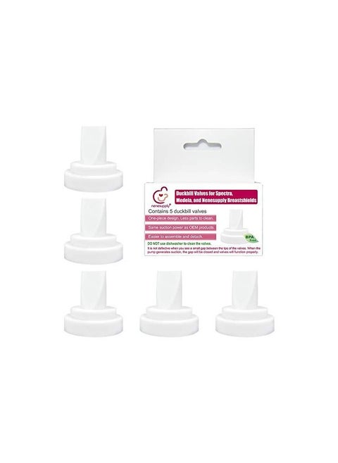 Compatible duckbill valves with pump parts 5 counts