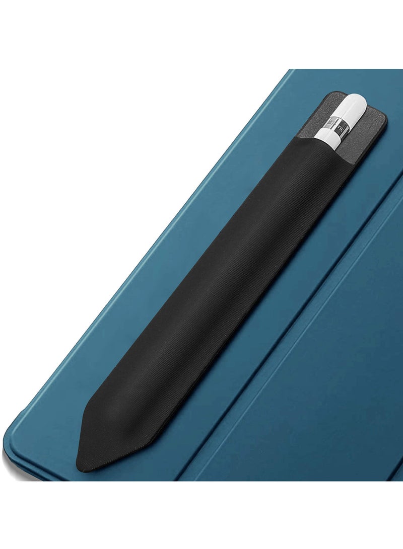 Pencil Holder Sticker Stylus Sleeve Ipad Screen Pen Protective Pouch Adhesive Sleeve For Ipad Stylus Pens 1st And 2nd Gen Black  - Image 1