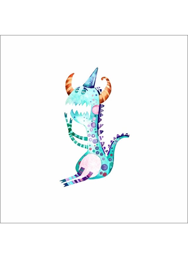 Reysa Tasarım - Reysa Design Cute Aliens Sticker 7 Wall Sticker 30X25 cm - Image 1