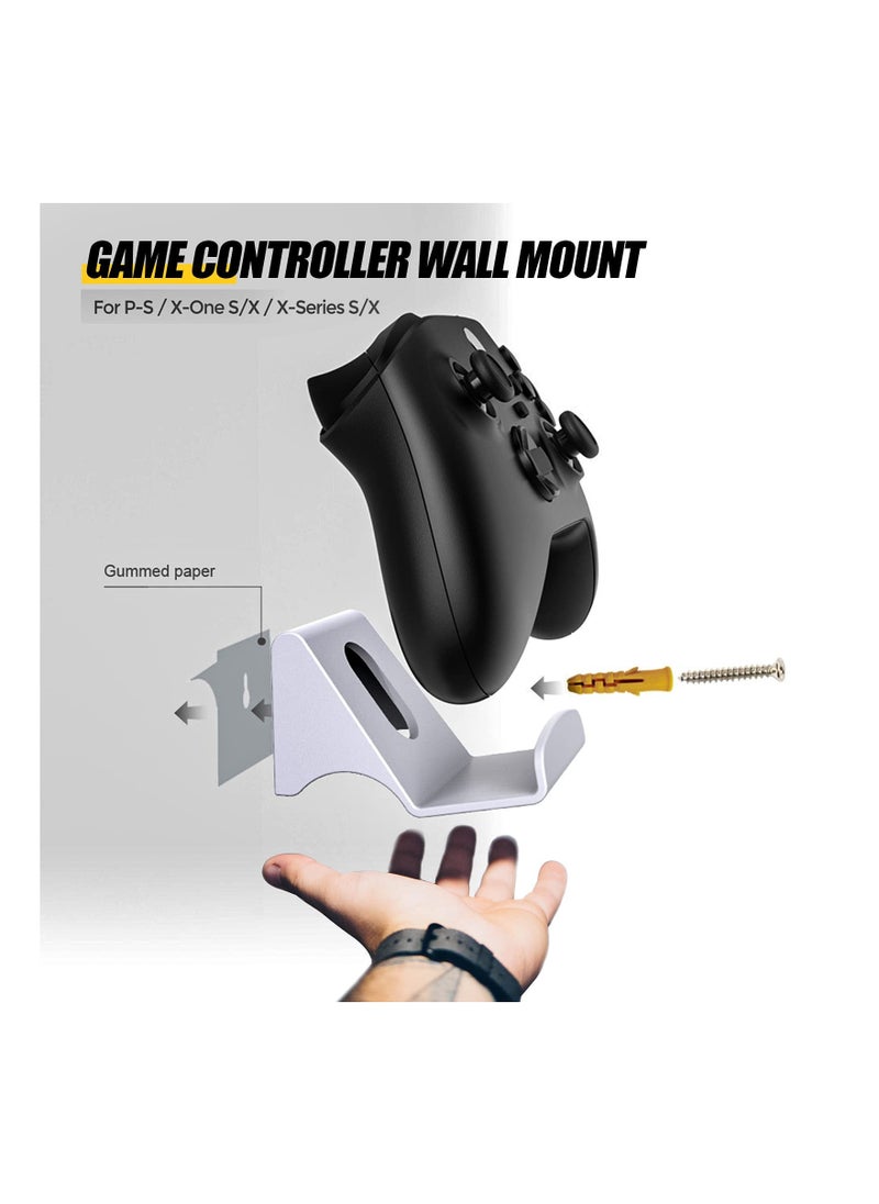 Generic - Multifunctional Wall Mount Storage Shelf for PS5, PS4, Xbox One, and Xbox Series X/S - Game Disc, Gamepad, and Headset Organizer Accessories for Gamers - Image 1