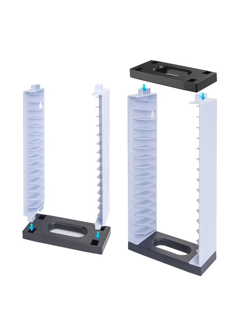 Generic - Multifunctional Wall Mount Storage Shelf for PS5, PS4, Xbox One, and Xbox Series X/S - Game Disc, Gamepad, and Headset Organizer Accessories for Gamers - Image 1
