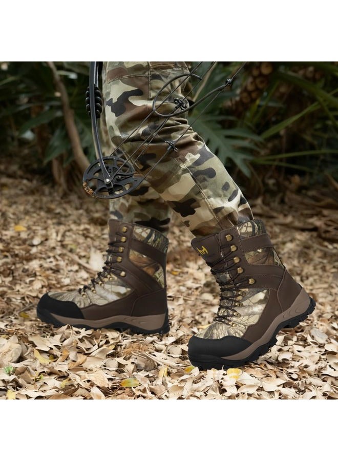 Hunthor Hunting Boots for Men, 1000g Insulated with EVA Midsole, Waterproof Leather Hiking Next Camo G2 Outdoor Boots, Warm Cold Weather, Lightweight and Breathable Shoes (Size 7-14), Next Camo G2, 7 - Image 3