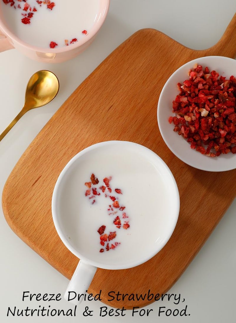 ULTHMOK Premium Freeze Dried Strawberries Pieces 6.5 Oz/185g,Frozen Dried Strawberry,100% Natural & No Additives. - Image 5