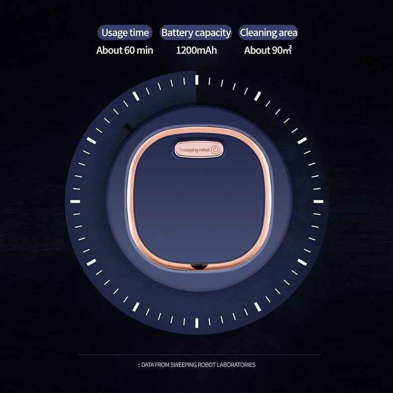 klarako Robot Vacuum Cleaner, Vacuum & Mop with 2000pa Strong Suction, Sweeping Robot Intelligent Household Cleaning Machine Fully Automatic Mopping Machine Room Vacuum Cleaner - Image 4