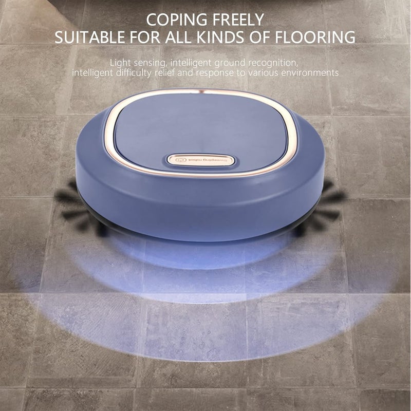 klarako Robot Vacuum Cleaner, Vacuum & Mop with 2000pa Strong Suction, Sweeping Robot Intelligent Household Cleaning Machine Fully Automatic Mopping Machine Room Vacuum Cleaner - Image 3