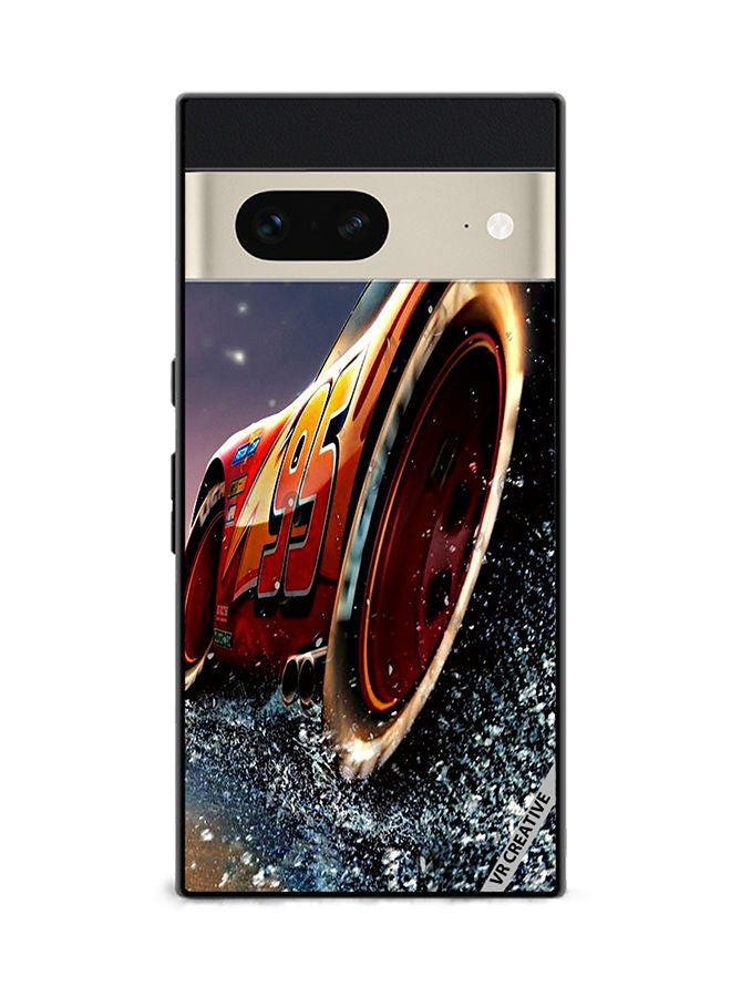 VR CREATIVE Protective Case Cover For Google Pixel 7 Car Design Multicolour - Image 1