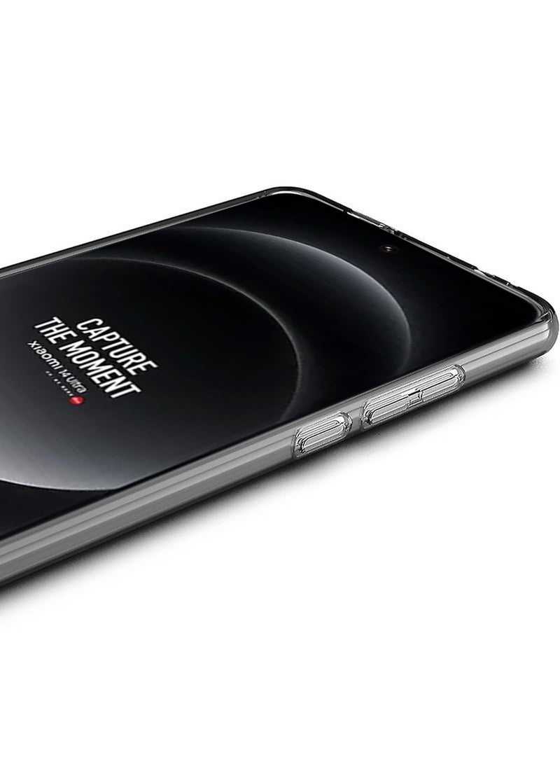 Techie حافظة شفافة رقيقة للغاية من TPU لهاتف Xiaomi 14 Ultra 5G، مضادة للصدمات ومضادة لبصمات الأصابع، غطاء خلفي واقي واضح - Image 2