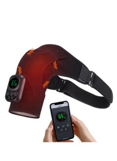 Smart Electric Heating Massage Shoulder Strap: High-Frequency Vibration, 8 EMS Modes, 6 Temperature Settings, Wireless Control, Remote App Operation, Comfortable Therapy - Perfect for Shoulder and Neck Relaxation and Stress Relief - pzsku/Z0EF6586A6FCAE7E22289Z/45/_/1730275298/b4417f52-c763-4efe-9b40-d3cd47551ff2