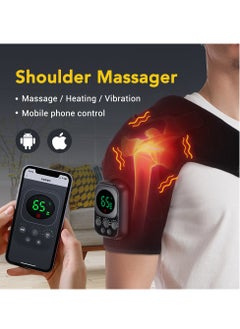 Smart Electric Heating Massage Shoulder Strap: High-Frequency Vibration, 8 EMS Modes, 6 Temperature Settings, Wireless Control, Remote App Operation, Comfortable Therapy - Perfect for Shoulder and Neck Relaxation and Stress Relief - pzsku/Z0EF6586A6FCAE7E22289Z/45/_/1730275308/97945f7a-6b73-4391-a275-244b85fa5310