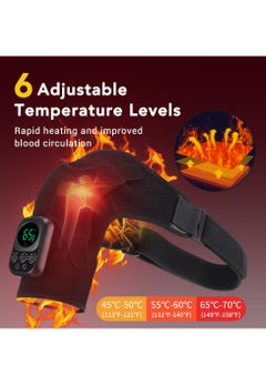 Smart Electric Heating Massage Shoulder Strap: High-Frequency Vibration, 8 EMS Modes, 6 Temperature Settings, Wireless Control, Remote App Operation, Comfortable Therapy - Perfect for Shoulder and Neck Relaxation and Stress Relief - pzsku/Z0EF6586A6FCAE7E22289Z/45/_/1730275319/047ba619-6854-41ba-9984-190f614740f3