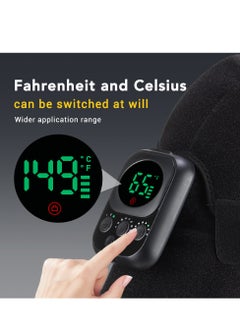 ماركة غير محددة حزام كتف التدليك الكهربائي الذكي مع تدفئة: تذبذب عالي التردد، 8 أنماط مصاحبة للتيار المتردد، 6 مناطق درجات الحرارة، عن بُعد تحكم بلا سلك، تليفون التطبيق التحكم، العلاج المريح - مثالي للاسترخاء في الكتف والرقبة وتخفيف الضغط  - Image 4