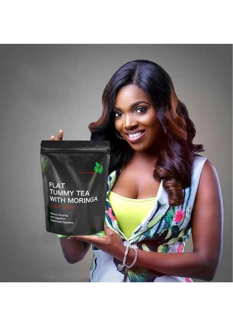 Wins Town Flat Tummy Tea With Moringa ,Detox Tummy Tea Bags, 28 Days Weight Loss Slimming Tea, Detox Tea Support Healthy Digestive And Metabolism  - Image 3
