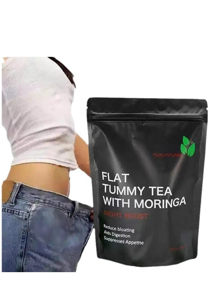 Wins Town Flat Tummy Tea With Moringa ,Detox Tummy Tea Bags, 28 Days Weight Loss Slimming Tea, Detox Tea Support Healthy Digestive And Metabolism  - Image 4