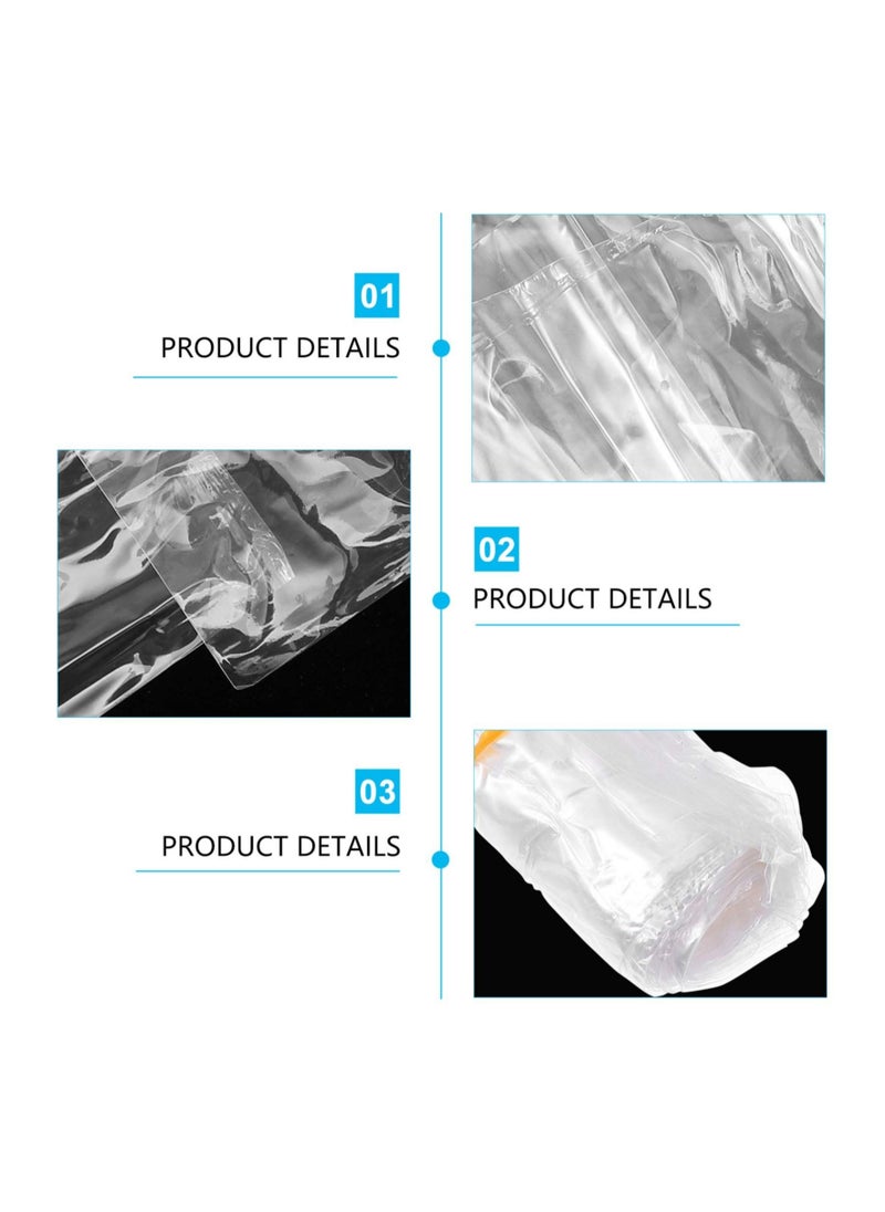 Captaintech 400Pcs Heat Shrink Wrap Bags Heat Sealing Shrink Film Wrap for Packing Moving Soaps Candles Jars Small Gifts  - Image 2