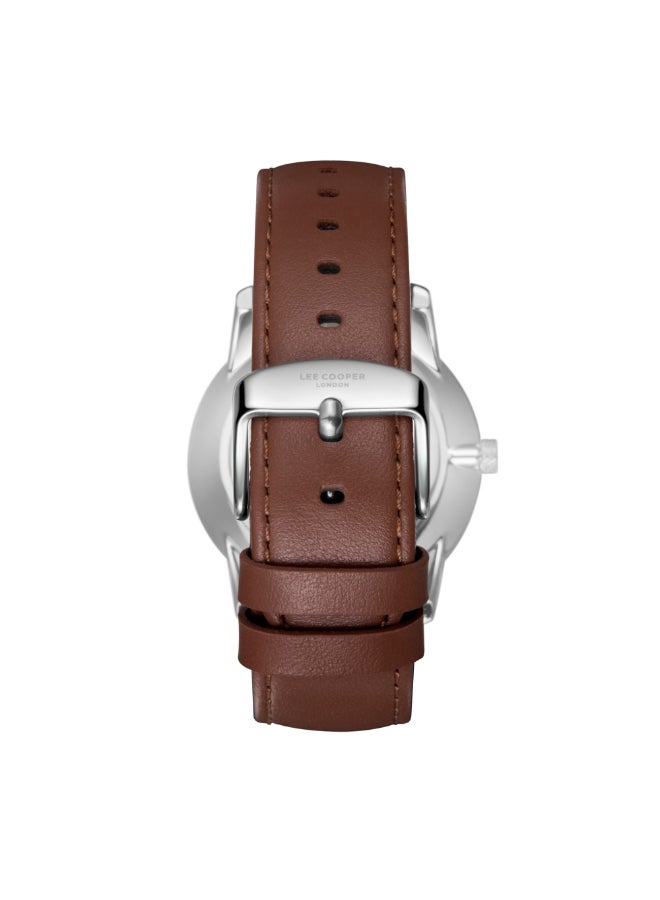 لي كوبر ساعة يد جلدية للرجال . -  مم - Image 4